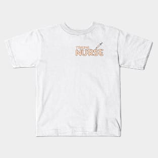 Trauma Nurse Orange Kids T-Shirt